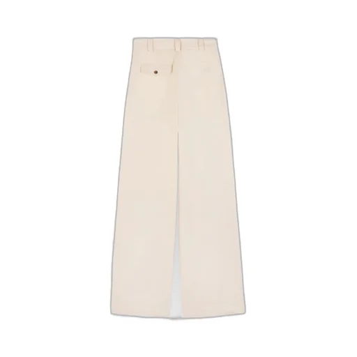 Logo Embroidered Wide-Leg Trousers