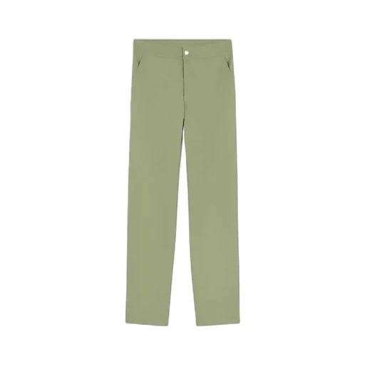 Logo Embroidered Straight-Leg Trousers
