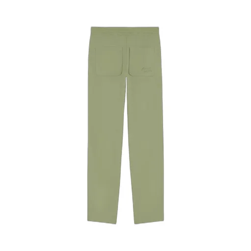 Logo Embroidered Straight-Leg Trousers
