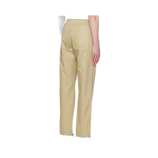 Logo Embroidered Straight-Leg Trousers