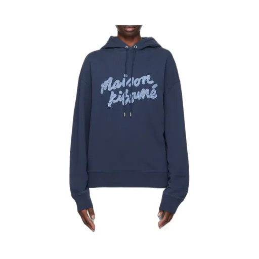 Logo Patch Drawstring Hoodie