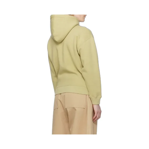 Rib-Cuff Hooded Hoodie