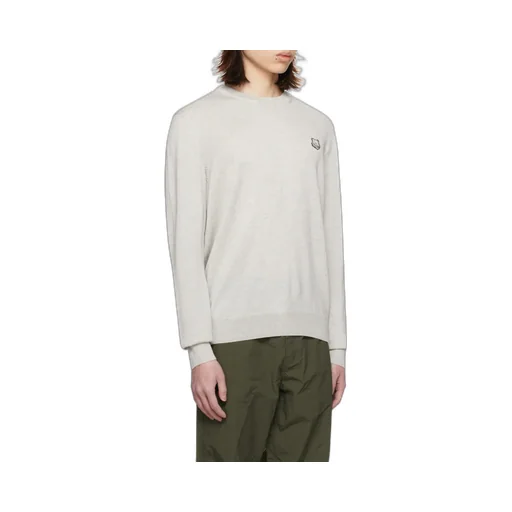 Bold Fox Head Patch Knitted Jumper
