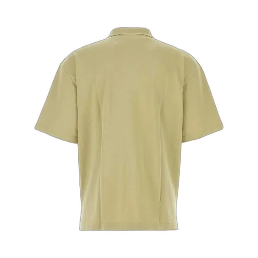 Bold Fox Head Patch Oversized Polo Shirt