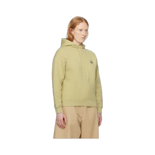 Rib-Cuff Hooded Hoodie