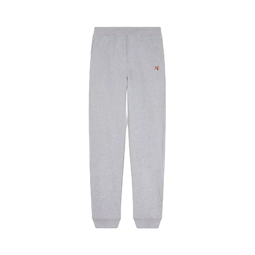 Fox Head Patch Elastic Waist Jogging Pants