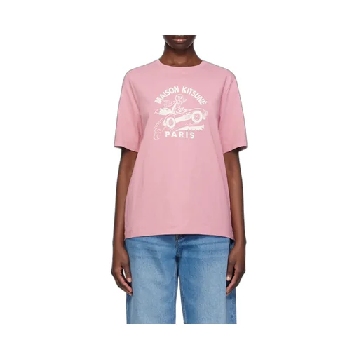 Racing Fix Printed Crewneck T-Shirt