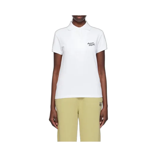 Handwriting Short Sleeved Polo Shirt