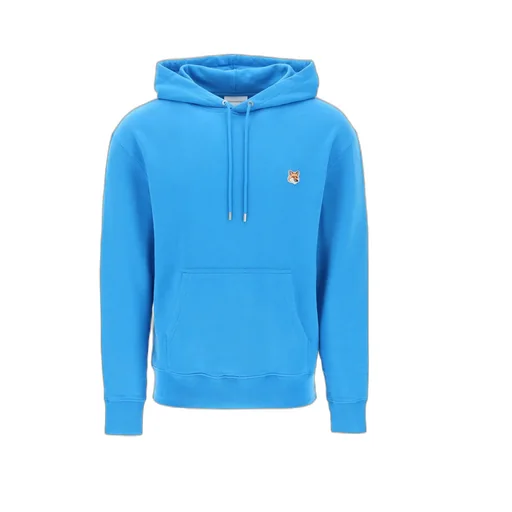Fox Head Patch Drawstring Hoodie