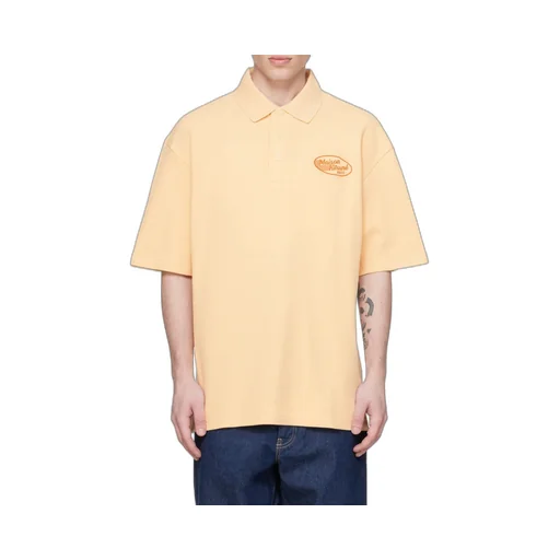 Oversize Textured Polo Shirt