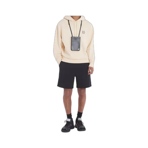 Fox Head Patch Drawstring Hoodie