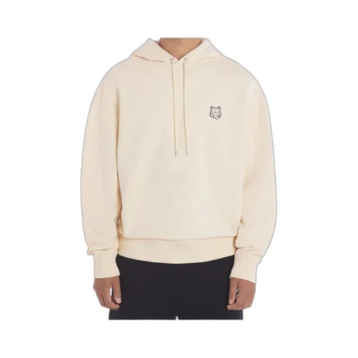 Fox Head Patch Drawstring Hoodie