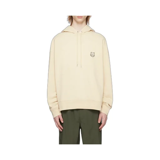 Fox Head Patch Drawstring Hoodie