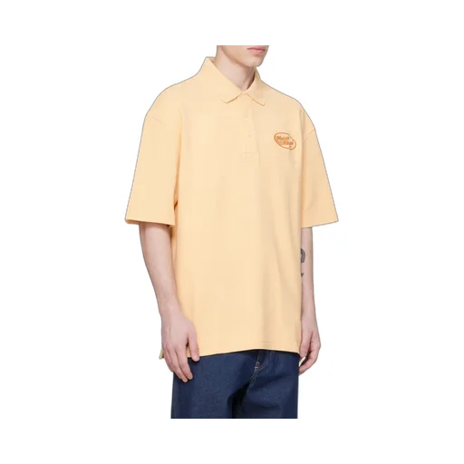 Oversize Textured Polo Shirt