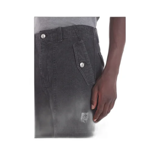 Logo Patch Wide-Leg Jeans