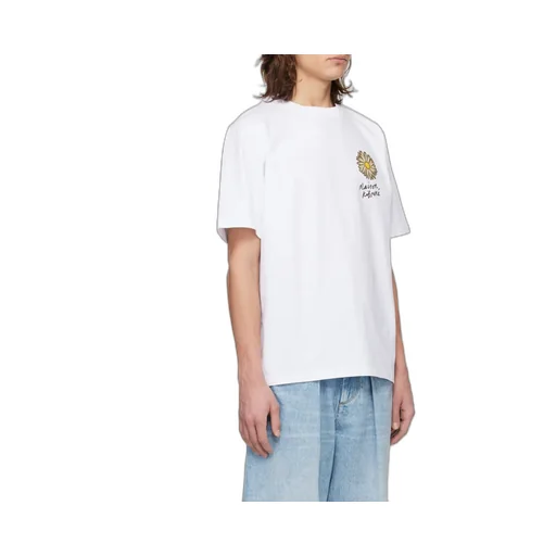 Flower Printed Crewneck T-Shirt