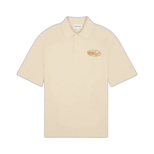 Oversize Textured Polo Shirt
