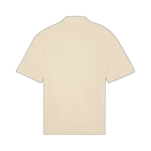 Oversize Textured Polo Shirt