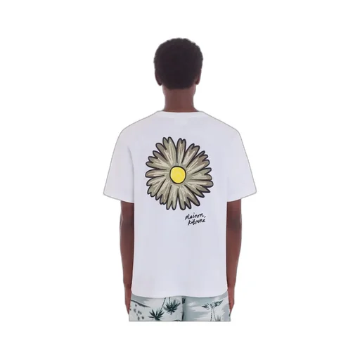 Flower Printed Crewneck T-Shirt