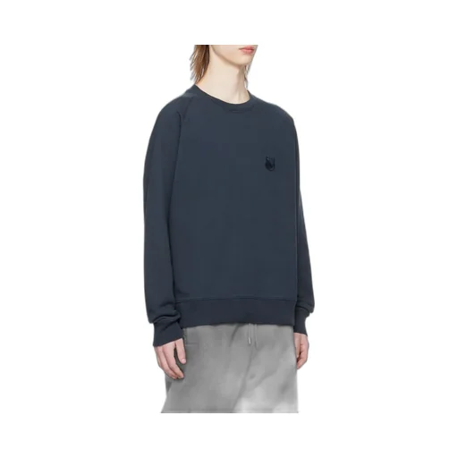 Bold Fox Head Patch Oversized Sweatshirt