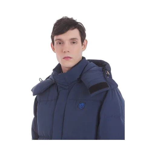 Fox-Appliqué Padded Coat