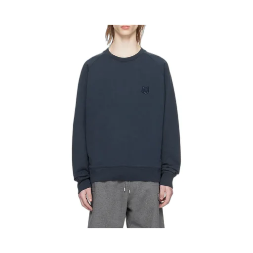 Bold Fox Head Patch Oversized Sweatshirt