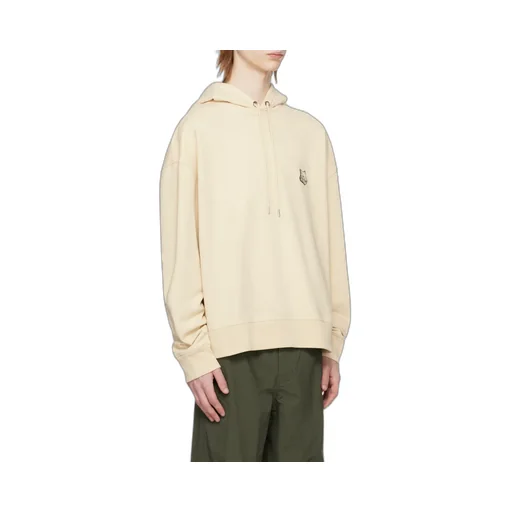 Fox Head Patch Drawstring Hoodie