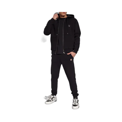 Fox Head Patch Elastic Waist Jogging Pants
