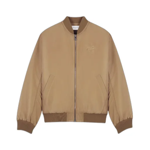 Logo Handwritten Embroidered Casual Jacket