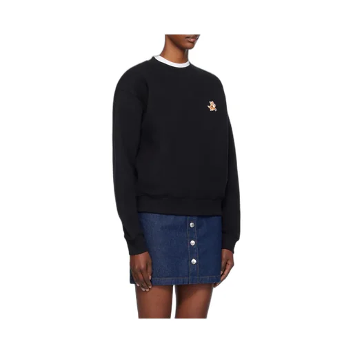 Speedy Fox Patch Crewneck Sweatshirt