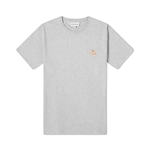 Chillax Fox Patch Crewneck T-Shirt