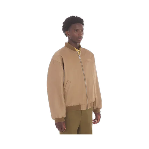 Logo Handwritten Embroidered Casual Jacket