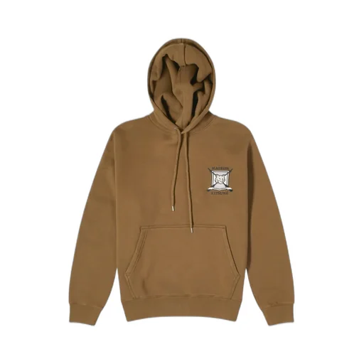College Fox Drawstring Hoodie