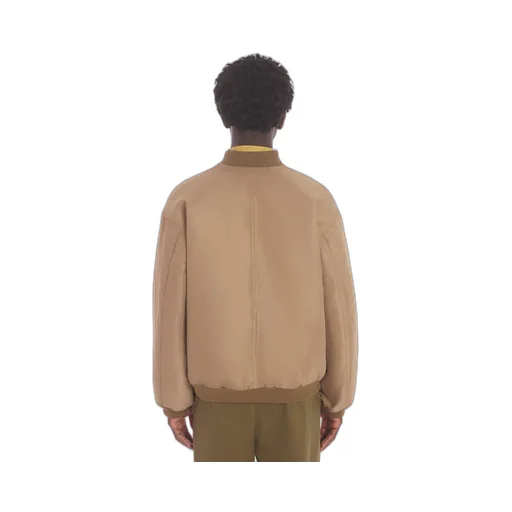 Logo Handwritten Embroidered Casual Jacket