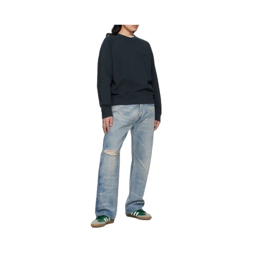 Bold Fox Head Patch Oversized Sweatshirt