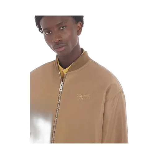 Logo Handwritten Embroidered Casual Jacket