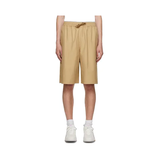 Wide-Leg Drawstring-Waist Shorts