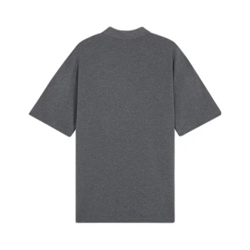 Bold Fox Head Patch Oversized Polo Shirt