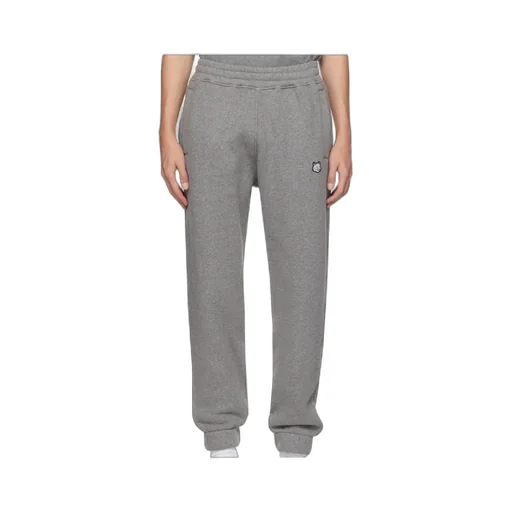 Elasticated-Waistband Logo Patch Track Pants