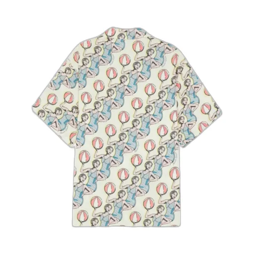 Graphic-Print Cotton Shirt