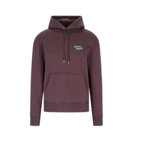 Logo Embroidered Drawstring Hoodie