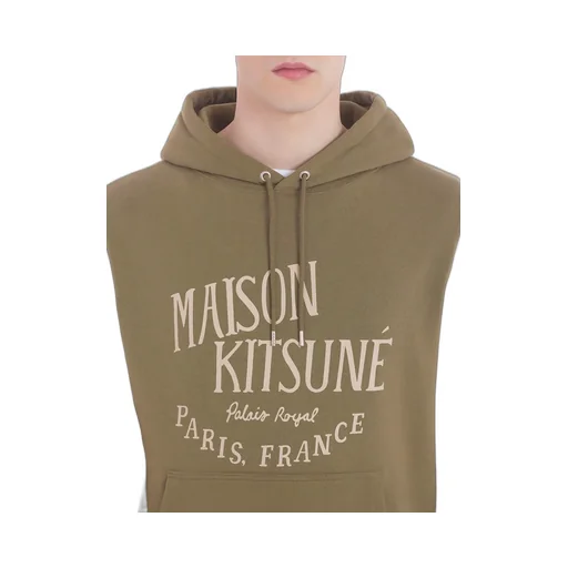 Logo Printed Drawstring Hoodie
