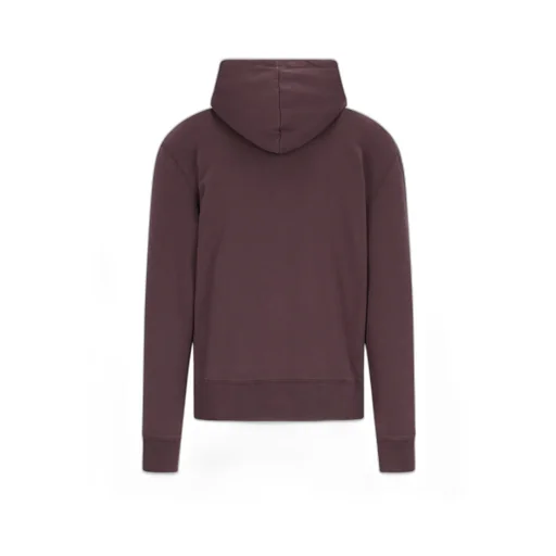 Logo Embroidered Drawstring Hoodie