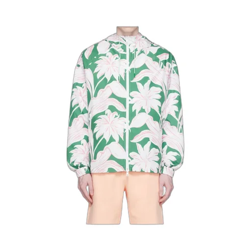 Printed Hooded Casual Jacket
