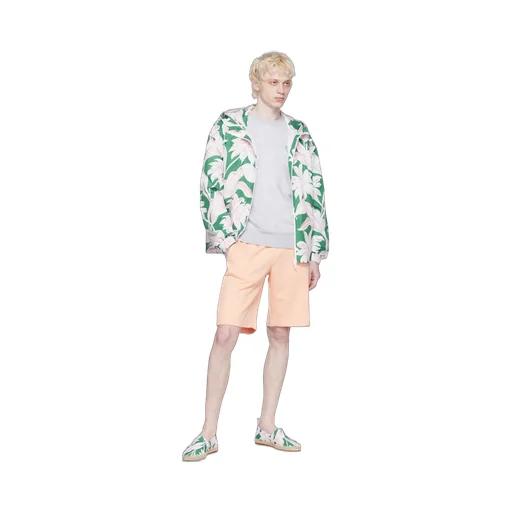 Printed Hooded Casual Jacket