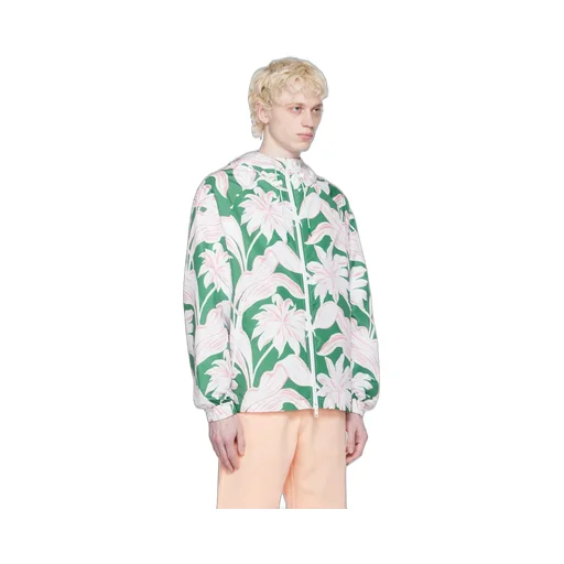 Printed Hooded Casual Jacket