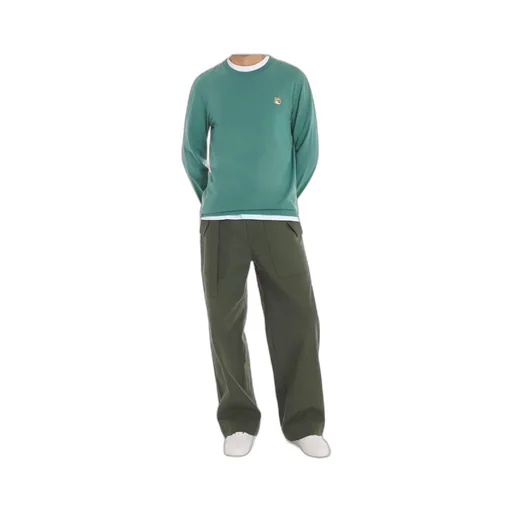 Fox Head Patch Long-Sleeved T-Shirt
