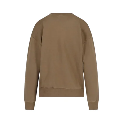 Fox Motif Crewneck Sweatshirt