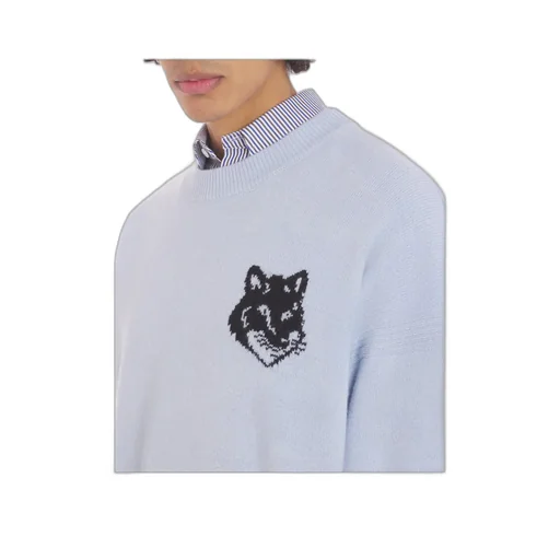 Fox Intarsia-Knit Jumper