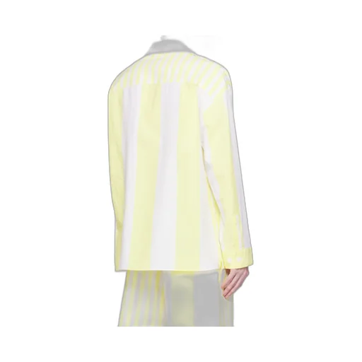 Logo-Print Striped Cotton Shirt